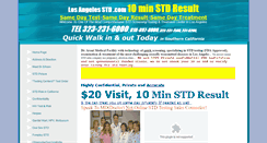Desktop Screenshot of losangelesstd.com